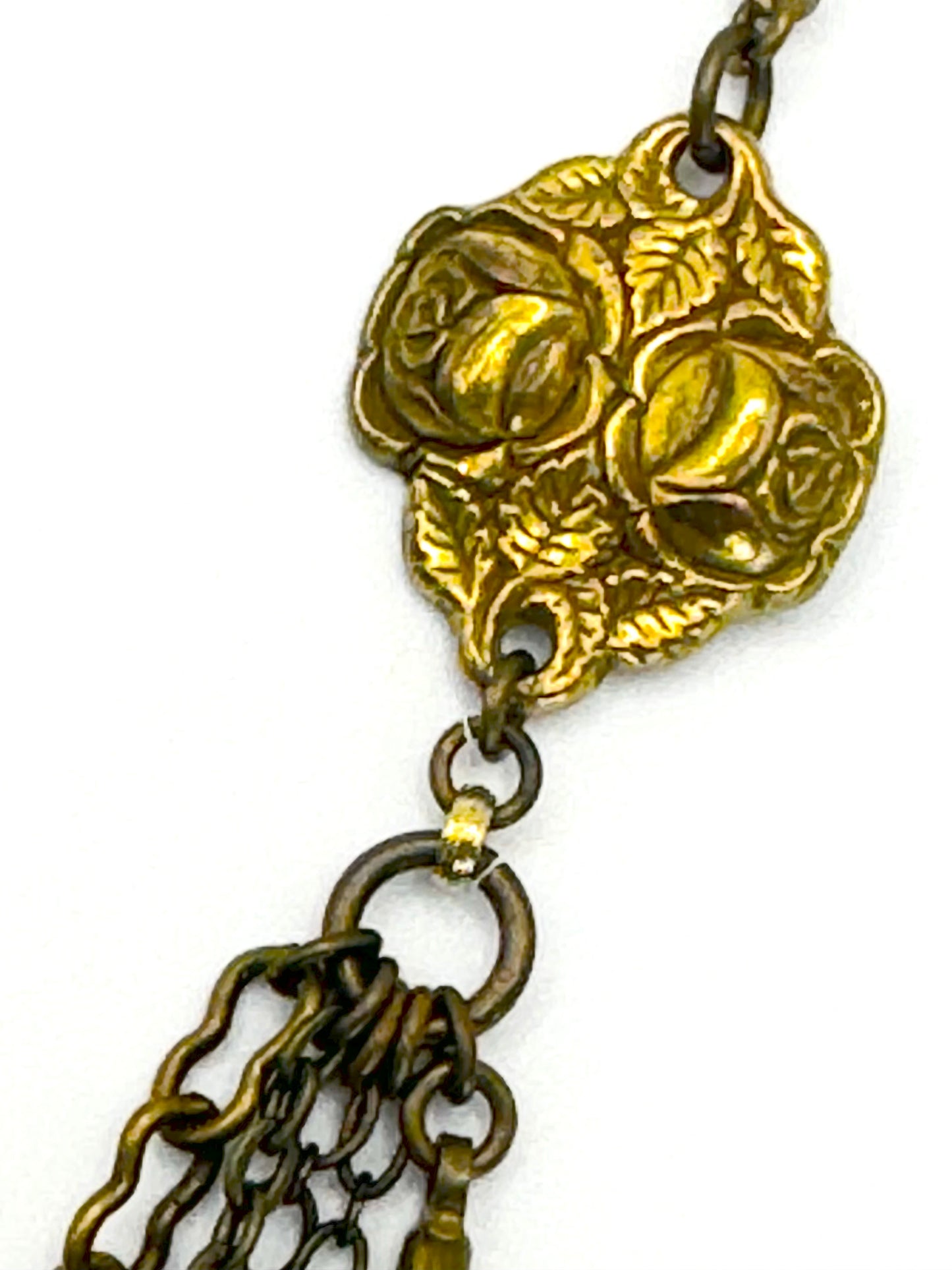 Divine Glamour Gold Pendant Necklace