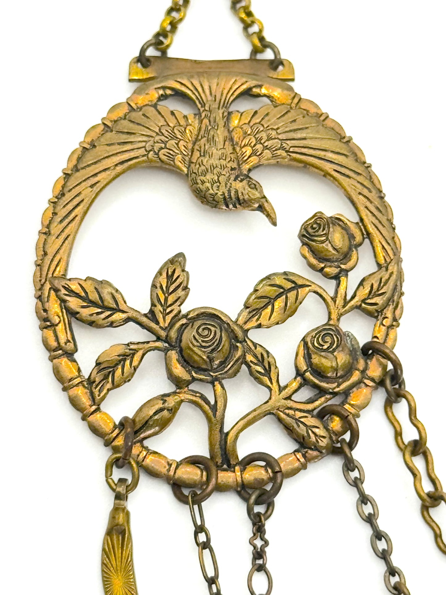 Divine Glamour Gold Pendant Necklace