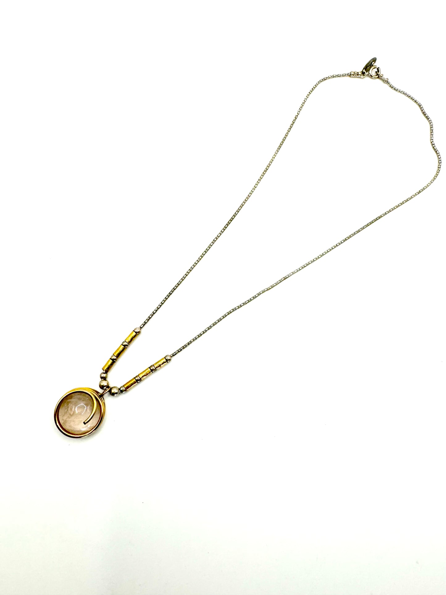 Enchanted Twilight Round Pendant Necklace