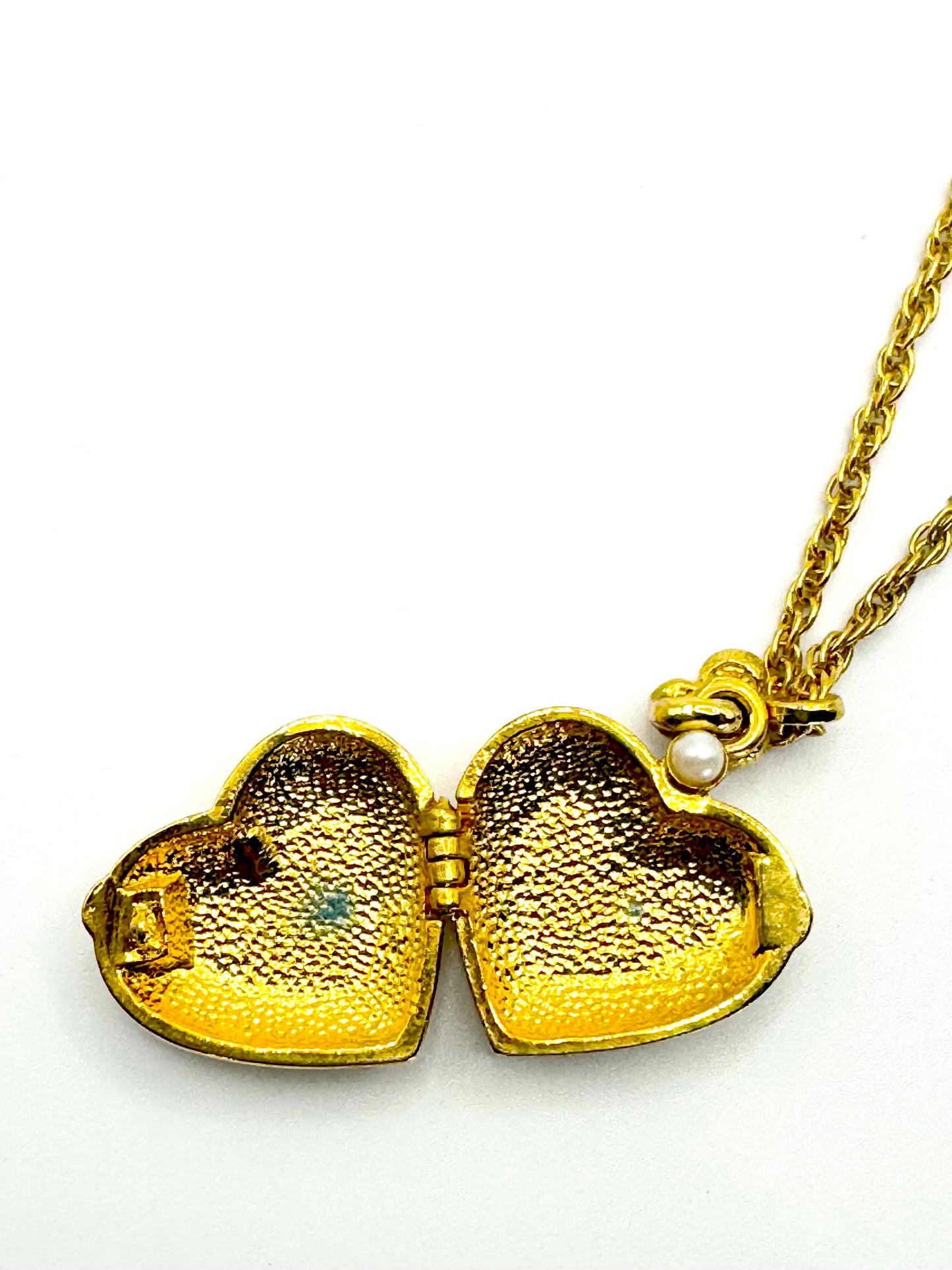 Eternal Love Gold Heart Locket Necklace