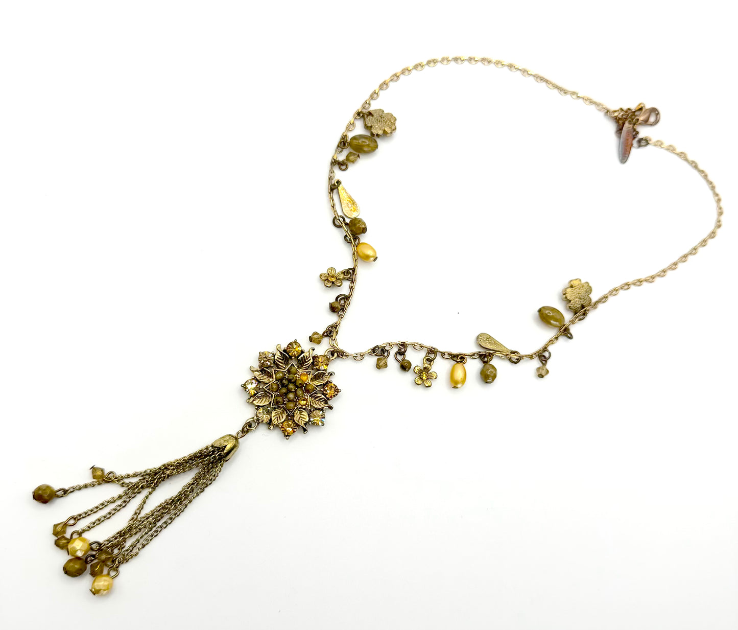 Enchanted Blossom Tassel Necklace