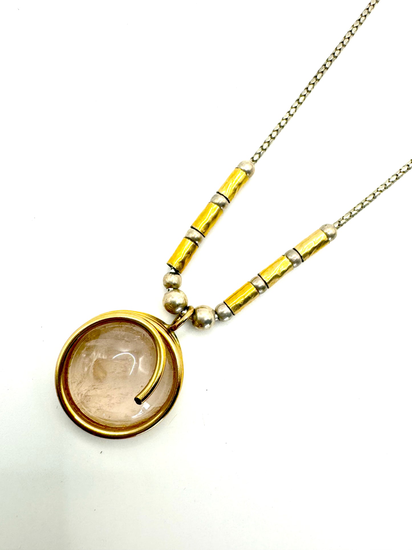Enchanted Twilight Round Pendant Necklace